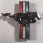 Rare Early 1964 1/2-1965 Mustang Nos R/h Pony Fender Emblem C4ZB-15C229-B. Fixed Price $125.00.