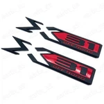 2PCS 2019-2025 Gmc Sierra Off Road Bed Emblem Oem Gen Black Red Badge. Fixed Price $27.95.