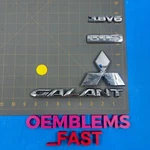 2004-2006 Mitsubishi Galant Gts 3.8 V6 Oem Factory Chrome Rear Trunk Emblem Set. Fixed Price $19.99.
