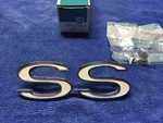 Gm 6259618 1973-74 Chevelle, Nova Fender 'ss' Emblem "nos". Fixed Price $55.00.