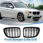 Pair Car Front Upper Bumper Grille For Bmw X1 E84 2009-2015 Gloss Black. Fixed Price $38.06.