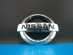 Nissan Genuine Front Grille Emblem Badge Chrome Black 90890-0X00A Oem Logo. Fixed Price $23.99.