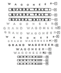 22-24 Jeep Grand Wagoneer Right Front Door Nameplate With Flag Silver Mopar New. Fixed Price $84.23.