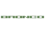 Bronco 2021-2024 Tufskinz Eruption Green Bumper Grille Raised Lettering Emblem. Fixed Price $49.00.