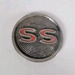 Original Oem 1964 Chevy Ss Black Red Chrome Emblems Disk Badge 4407181. Fixed Price $22.47.
