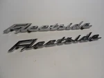 1958-59 Chevy Fleetside Fender Emblems. Fixed Price $79.89.