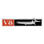 Oer 2786591 "V8 W Fish" Driver Side Front Fender Emblem. Fixed Price $78.52.