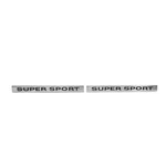 For 1968 Impala Front Fender Emblem, Super Sport Sold As Pair Trim Part. Fixed Price $101.50.