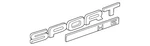 Genuine Land-rover Nameplate LR113651. Fixed Price $145.83.