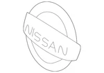 Genuine Nissan Grille Emblem 62890-6WK5A. Fixed Price $174.13.