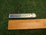 Ford Fusion "ecoboost" Emblem Oem Name Plate DS73-42528-AB 4S4. Fixed Price $12.99.