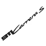 Porsche 992 911 Carrera Gloss Black Rear Badge 2020+. Fixed Price $155.00.