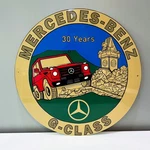Mercedes-benz G-class 30 Years Edition Vintage Heavy Metal Sign 50 Cm 19.7. Fixed Price $179.90.