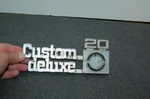 Used Gm 14016634 Chevrolet Chevy 73-80 Custom Deluxe 20 Truck Emblem 349693. Fixed Price $45.00.