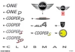 Genuine Mini Cooper Jcw One F54 ALL4 Sd Clubman Badge Rear 51147411203. Fixed Price $58.07.