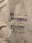 ****genuine Mopar 55277438AA "4 X 4" Nameplate Chrome Tailgate Emblem****. Fixed Price $45.00.