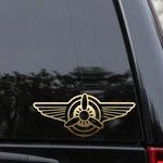 Pilot Wings Propeller Plane Vinyl Decal Sticker. Fixed Price $18.95.