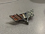1964-1968 Chevrolet Camaro Vintage Oem Flag Fender Emblem, 3840318. Fixed Price $15.00.