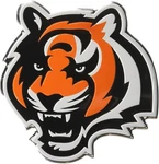 Cincinnati Bengals Auto Emblem, Aluminum Metal, Embossed Team Color, Raised.... Fixed Price $14.49.