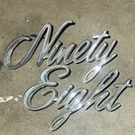 1971-1972 Oldsmobile Nos Gm Trunk Lid Emblem Script Set # 9858552 9858553. Fixed Price $75.00.