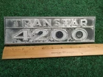 1971-1984 International Harvester Truck Transtar 4200 Nameplate Badge Emblem 2S2. Fixed Price $47.99.