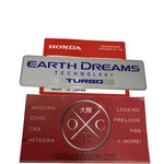 Genuine Oem 16-21 Honda Civic Earth Dreams Engine Emblem Valve Cover Turbo Badge. Fixed Price $23.33.