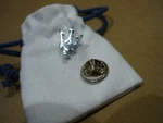 Maserati Trident Lapel Badge/pin With Pouch - New P/n 920001140. Fixed Price $35.00.
