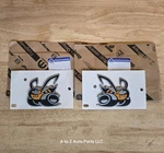 New 2025-2026 Dodge Charger Scat Pack Dr/pass Fender Nameplates Emblems, Oem. Fixed Price $61.95.