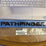 Genuine Nissan 2018 "pathfinder" Nameplate 90895-9PM0A Black. Fixed Price $69.99.