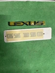 75443-30470 New Oem Lexus GS350 Chrome Trunk Emblem 2007 2008 2009 2010 2011. Fixed Price $37.00.