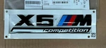 Bmw Genuine F96 X6 Competition Black Rear Trunk Emblem Lettering Decal Badge. Fixed Price $92.99.