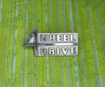 Vintage Jeep Wheel Drive Chrome Fender Emblem 1964 1965 Pickup Badge Oem. Fixed Price $38.00.