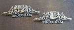 Set Of Two (2) 1974-1978 Chrysler New Yorker Brougham Emblems 3810011 Oem. Fixed Price $22.00.
