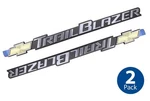 (2) Gm Chevy Trailblazer Emblems 15001724 Adhesive Badge Front Door Decal Nos. Fixed Price $8.75.