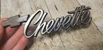 1976-1981 Chevrolet Chevette Or Front Fender Emblem Name Plate Badge Chevy. Fixed Price $15.00.
