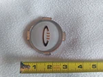 Chrysler Hubcap Center Emblem #2409814 White 1960S 1964. Fixed Price $20.00.
