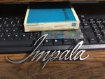 Nos Gm 1969 Impala Chevrolet Script Emblem Front Fender Right Or Left # 3953657. Fixed Price $69.69.
