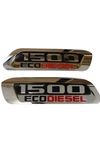 New Oem 2019-2024 Dodge Ram 1500 Eco Diesel Left & Right Hood Emblem Chrome Red. Fixed Price $59.99.