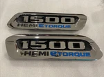 2021-2022 Ram 1500 Lh & Rh Hemi Etorque Chrome Bezels New Oem Mopar (pair). Fixed Price $119.00.
