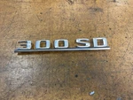 1984 1985 Mercedes Benz 300SD Turbo Diesel Rear Deck Trunk Emblem. Fixed Price $20.00.