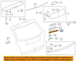 Gm Oem 12-15 Captiva Sport Lift Gate Exterior Trim-nameplate 96804064. Fixed Price $36.17.