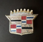 Cadillac Wheel Cover Crest Emblem Ornament Oem # 12245. Fixed Price $20.00.