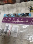 Genuine Oem Toyota 75431-0R010 "RAV4" Rear Liftgate Emblem 2013-2015. Fixed Price $19.95.