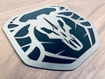 Tailgate Emblem Badge For Dodge Ram 1500 2500 3500 19-21 Stainless Buck Hunter. Fixed Price $79.95.