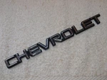 "chevrolet" Caprice/others Rear Trunk/fender Badge 7.5" X 9/16" Nos!. Fixed Price $29.95.