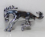 Vntg Ford Bronco Side Fender Horse Emblem Badge Oem E37B-16C144-AA Chrome 84-89. Fixed Price $10.00.