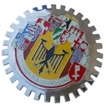 Triple-c 10 German Cities Car Grille Badge Bge Stte. Fixed Price $34.68.