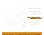 Subaru Oem 17-23 Impreza Trunk Lid Exterior Trim-nameplate 93079FL020. Fixed Price $68.59.