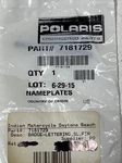 Nos Genuine Polaris Oem 7181729 Badge-lettering Sl Fin Part. Fixed Price $19.99.