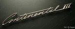 1958 Lincoln Continental Mark Iii 24K Gold Plated Fender Nameplate Script New. Fixed Price $212.29.